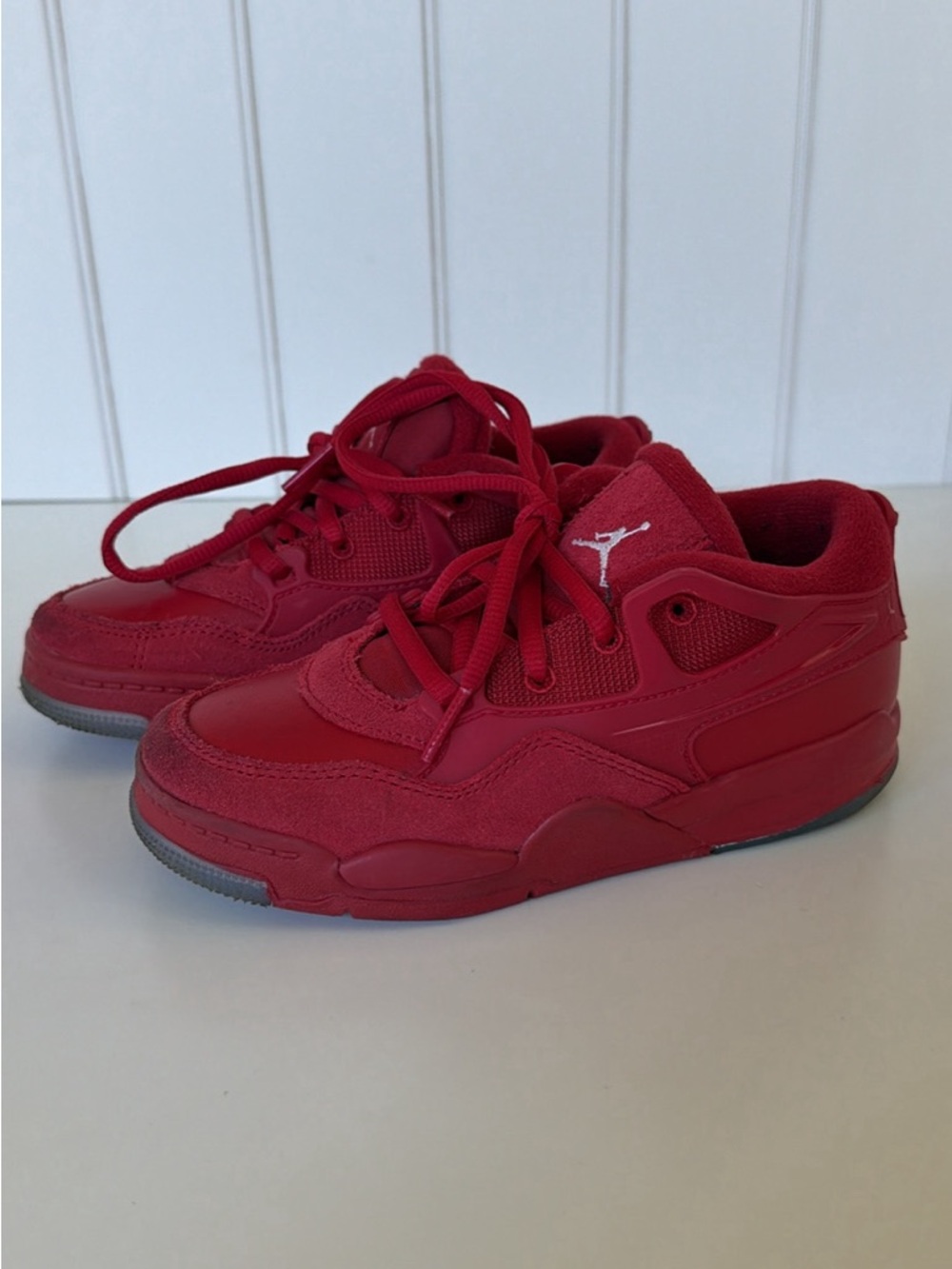 Jordan Kids' Red Low-Top Sneakers